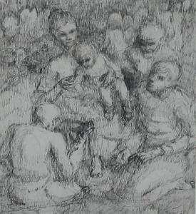 MAXWELL A. R 1900-1900,Adoration of Shepherds,1968,Hindman US 2013-05-22