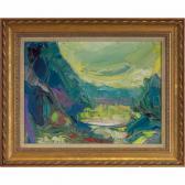 MAXWELL Jack 1900-1900,Abstract Landscape,1980,Treadway US 2008-06-07