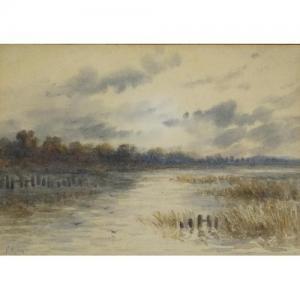 MAXWELL LYTE Farnham 1828-1906,Birds over a lake,Eastbourne GB 2019-07-11