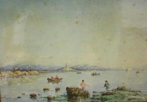 MAYAN Eugene 1800-1900,Un matin à la Madrague, Marseille,1905,Conan-Auclair FR 2020-06-04