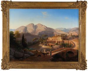 MAYBURGER Joseph 1813-1908,Veduta del sacro eremo di San Francesco in Ci,1844,Wannenes Art Auctions 2021-03-18