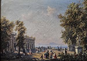 MAYER Auguste Etienne Fr 1805-1890,La villa reale di Napoli,Errico casa d'aste IT 2023-11-25