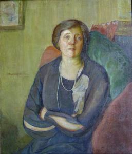 MAYER Bena Frank 1900-1991,WOMAN IN INTERIOR,1924,Freeman US 2005-01-21