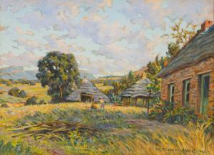 Mayer Erich H 1876-1960,Landscape with Homestead,1941,Strauss Co. ZA 2024-03-11