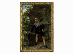 MAYER FELICE Felix 1876,Portrait of a Boy,1913,Auctionata DE 2015-11-30