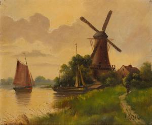 MAYER G. 1863-1943,Le moulin,Joron-Derem FR 2022-07-12