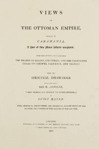 MAYER Luigi 1755-1803,Views in the Ottoman Empire,1803,Rosebery's GB 2022-11-16