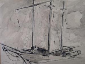 MAYER Paul,Marine portrait of a 3 masted boat,Dickins GB 2009-11-14