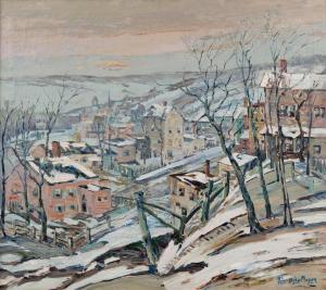 MAYER Peter Bela 1888-1954,Winter Overlook, New Jersey,1918-1919,Hindman US 2021-12-13