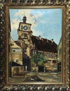 MAYERHOEFER F,Weißer Turm und Judentanzhaus in Rothenburg o.d.T,1897,Allgauer DE 2017-01-12