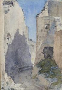 MAYEUR Arthur 1871-1934,Les Baux, voie romaine,Daguerre FR 2021-02-28
