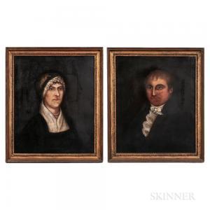 MAYHEW Frederick 1785-1854,Pair of Portraits: Husband and Wife,Skinner US 2021-03-10
