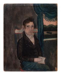 MAYHEW Frederick 1785-1854,Portrait of a Seated Man,Hindman US 2023-11-03