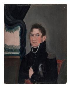 MAYHEW Frederick 1785-1854,Seated Portrait of a Military Officer,Hindman US 2023-11-03