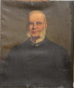 MAYNARD George Willoughby 1843-1923,portrait of Austin Flint,Nadeau US 2020-10-24