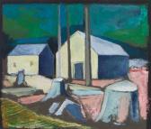 MAYNARD Max 1903-1982,Houses in Landscape, Interior,Heffel CA 2020-05-28