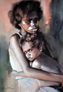 MAYNE MARILYN,Mother and Child,Elder Fine Art AU 2011-11-27