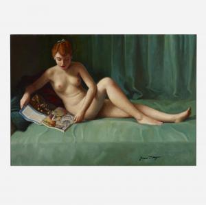Mayor Joan 1890-1970,Untitled (woman reading),Rago Arts and Auction Center US 2022-05-25