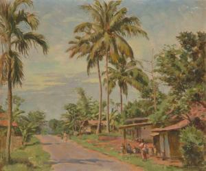 MAYR Karl Viktor 1882-1974,Landschaft auf Java,1931,Schuler CH 2019-09-18