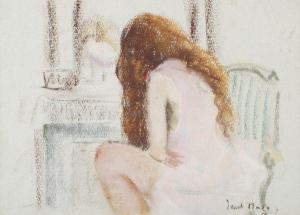 MAZE Paul Lucien 1887-1979,A girl at her toilet,Dreweatt-Neate GB 2013-04-23