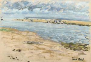MAZE Paul Lucien 1887-1979,The beach,1937,Woolley & Wallis GB 2023-12-13