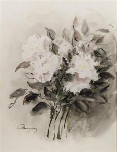 MAZERAN Anthime 1907-1986,Bouquet de fleurs,Morand FR 2016-07-19