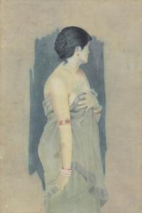 MAZUMDAR Hemendranath 1894-1948,Untitled (Passing Cloud),1920,Christie's GB 2019-03-20