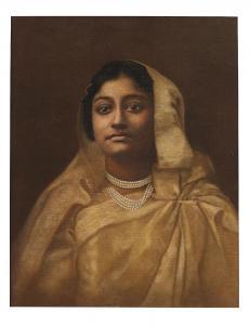 MAZUMDAR Hemendranath 1894-1948,Untitled (Portrait of a Lady),Christie's GB 2020-09-25