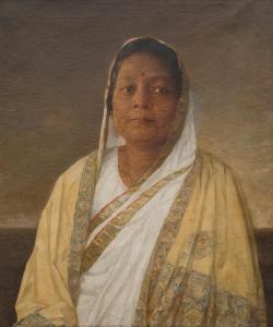 MAZUMDAR Hemendranath 1894-1948,Untitled (Portrait of Mrs Sinha),Saffronart India IN 2023-09-16