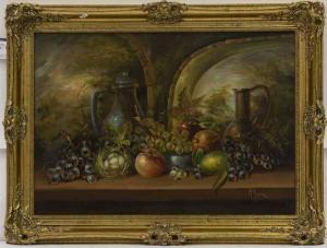 MAZZIMA M,STILL LIFE WITH FRUIT AND JUGS,McTear's GB 2016-03-20