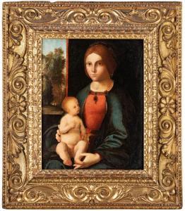 MAZZOLINO Ludovico 1480-1528,Madonna con il Bambino,Wannenes Art Auctions IT 2023-11-29