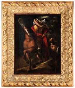 Mazzuchelli Pier Francesco 1571-1626,San Martino a cavallo,Wannenes Art Auctions IT 2024-03-05