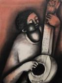 MBELE David 1942,Banjo Player,5th Avenue Auctioneers ZA 2016-06-05