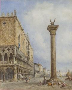 Mc Arthur Charles 1860-1914,View of the Doge's Palace, Venice,1881,Rosebery's GB 2022-07-19