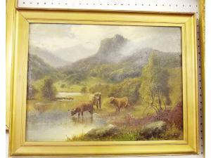 Mc Arthur Douglas,landscapes with cattle,Smiths of Newent Auctioneers GB 2017-07-21