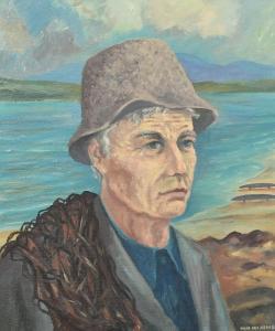 Mc Assey Tom 1900-1900,study of a fisherman, possibly an Aran islander,John Nicholson GB 2024-01-24