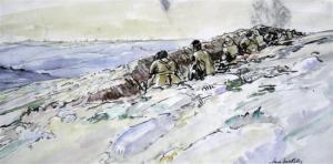 Mc BEY James 1883-1959,British soldiers in the trenches,Gorringes GB 2009-05-14