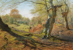 Mc Callum Andrew 1821-1902,Spring - The outskirts of Burnham Wood,1860,Bonhams GB 2024-03-20