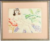 Mc Carthy,reclining semi-nude female,1977,Kaminski & Co. US 2020-08-23