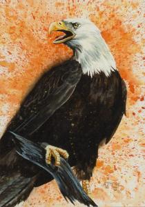 Mc Coy A.J,Untitled (Bald Eagle Perched on a Branch),1982,Santa Fe Art Auction US 2018-11-10