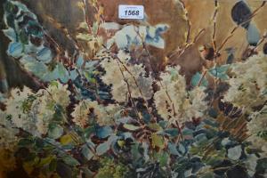 MC CULLOCH H.G 1950-1993,study of lilacs,Lawrences of Bletchingley GB 2017-11-28