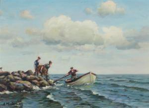 MC CURRY Charles,PULLING IN THE NETS,Ross's Auctioneers and values IE 2023-12-06