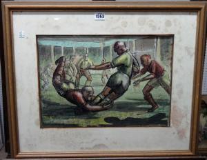 MC DONALD SUTTON Hector 1903-1992,Rugby match,Bellmans Fine Art Auctioneers GB 2017-10-10
