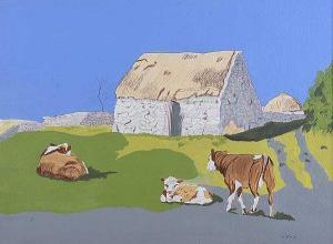 Mc Donnell Eamonn 1900-2000,TRANQUIL IRISH SCENE,Ross's Auctioneers and values IE 2020-05-07