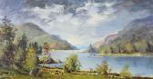Mc Goldrick Tom,Mountain and Lake Scene,Gormleys Art Auctions GB 2019-03-12