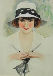MC GREGOR G,Portrait of a Young Lady,20th century,Bamfords Auctioneers and Valuers GB 2020-07-16
