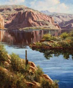 MC KENNA KENNY 1950,Canyon Lake Calm,Scottsdale Art Auction US 2023-04-14