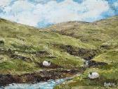 Mc Keown Sean,SHEEP BY THE DUNN RIVER,Ross's Auctioneers and values IE 2017-06-28