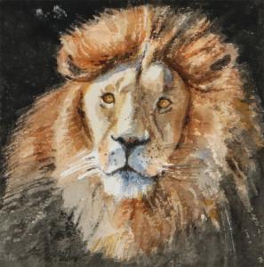 Mc Kibbin William 1932,STUDY OF A LION,Ross's Auctioneers and values IE 2022-10-12