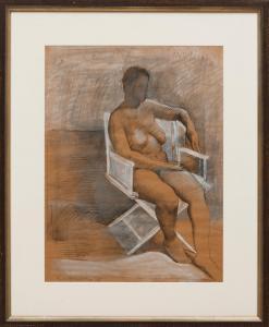 MC MULLAN JAMES 1934,Seated Nude,1963,Neal Auction Company US 2023-01-11